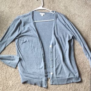 Simple grey cardigan